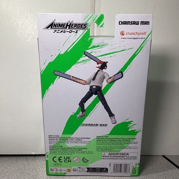 Chainsaw Man Action Figure Anime Heroes Ban Dai Toys Brand New Sealed Box - Picture 2 of 2